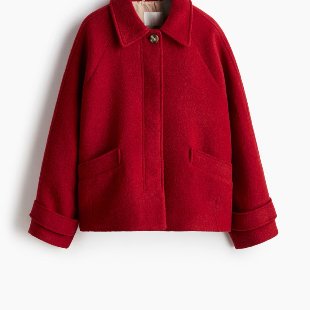 H&M Vibrant Red Women’s Coat